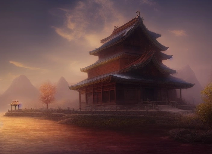 00734-781504632-a highly detailed epic cinematic concept art CG render digital painting artwork_ wooden temple in a misty fantasy landscape with.webp
